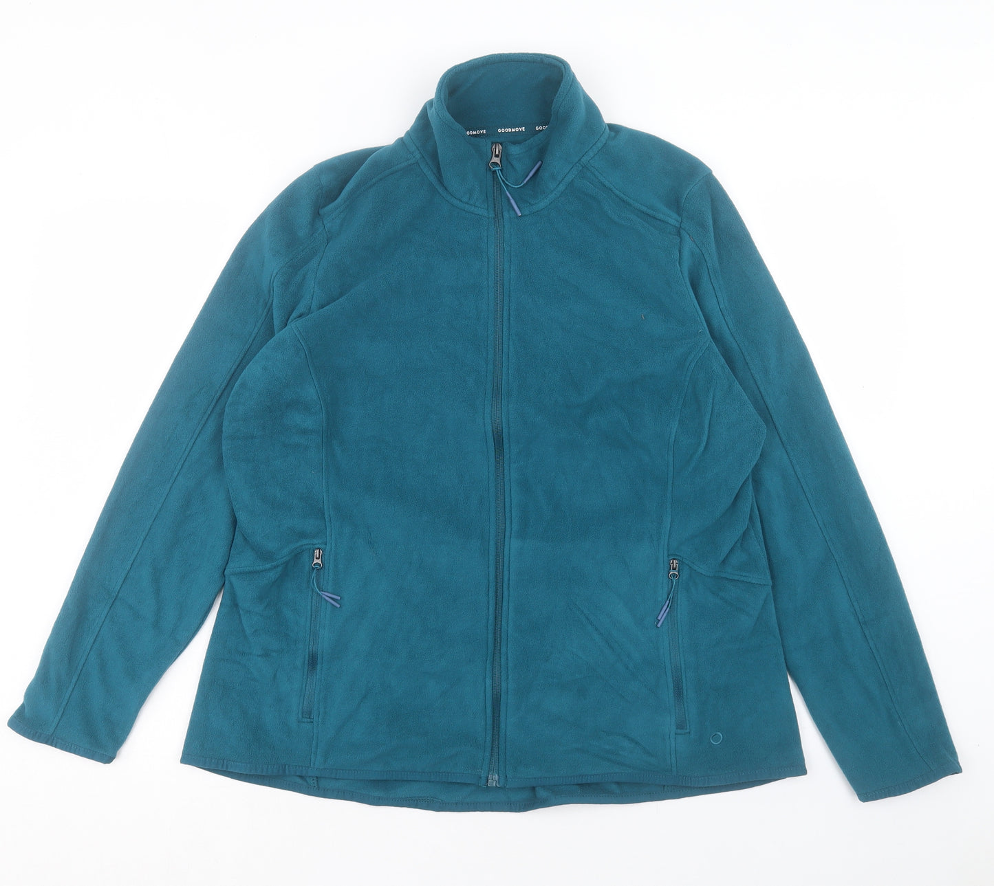 Marks and Spencer Womens Green Jacket Size 18 Zip