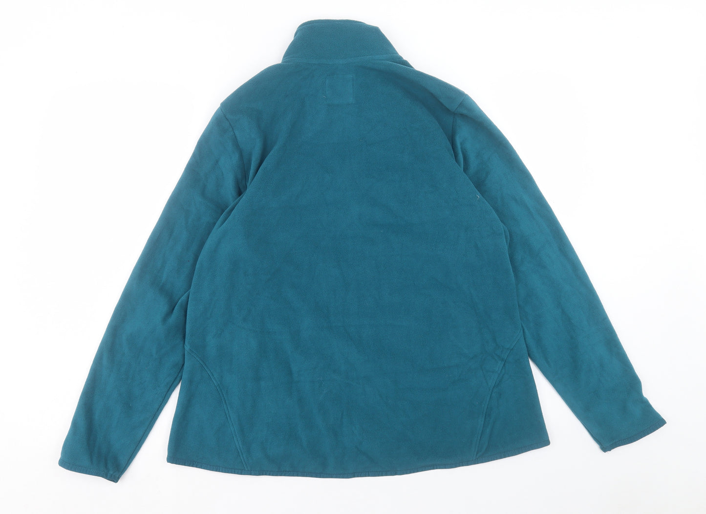 Marks and Spencer Womens Green Jacket Size 18 Zip