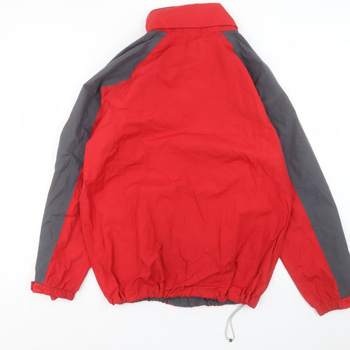 Regatta Mens Red Rain Coat Jacket Size M Zip