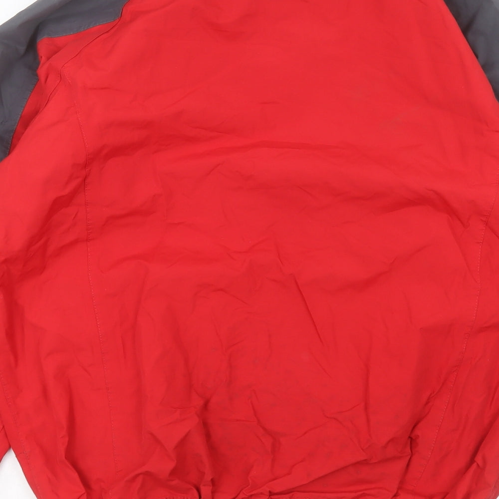 Regatta Mens Red Rain Coat Jacket Size M Zip