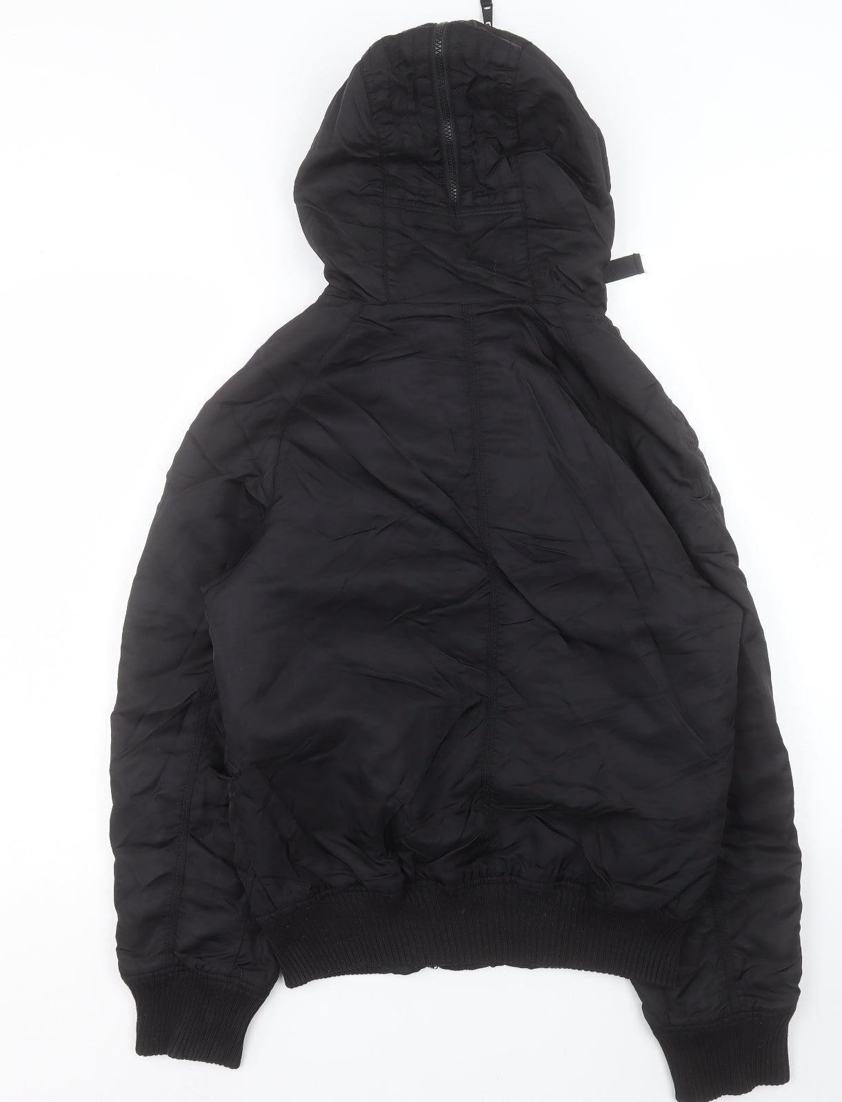H&M Womens Black Jacket Size S Zip
