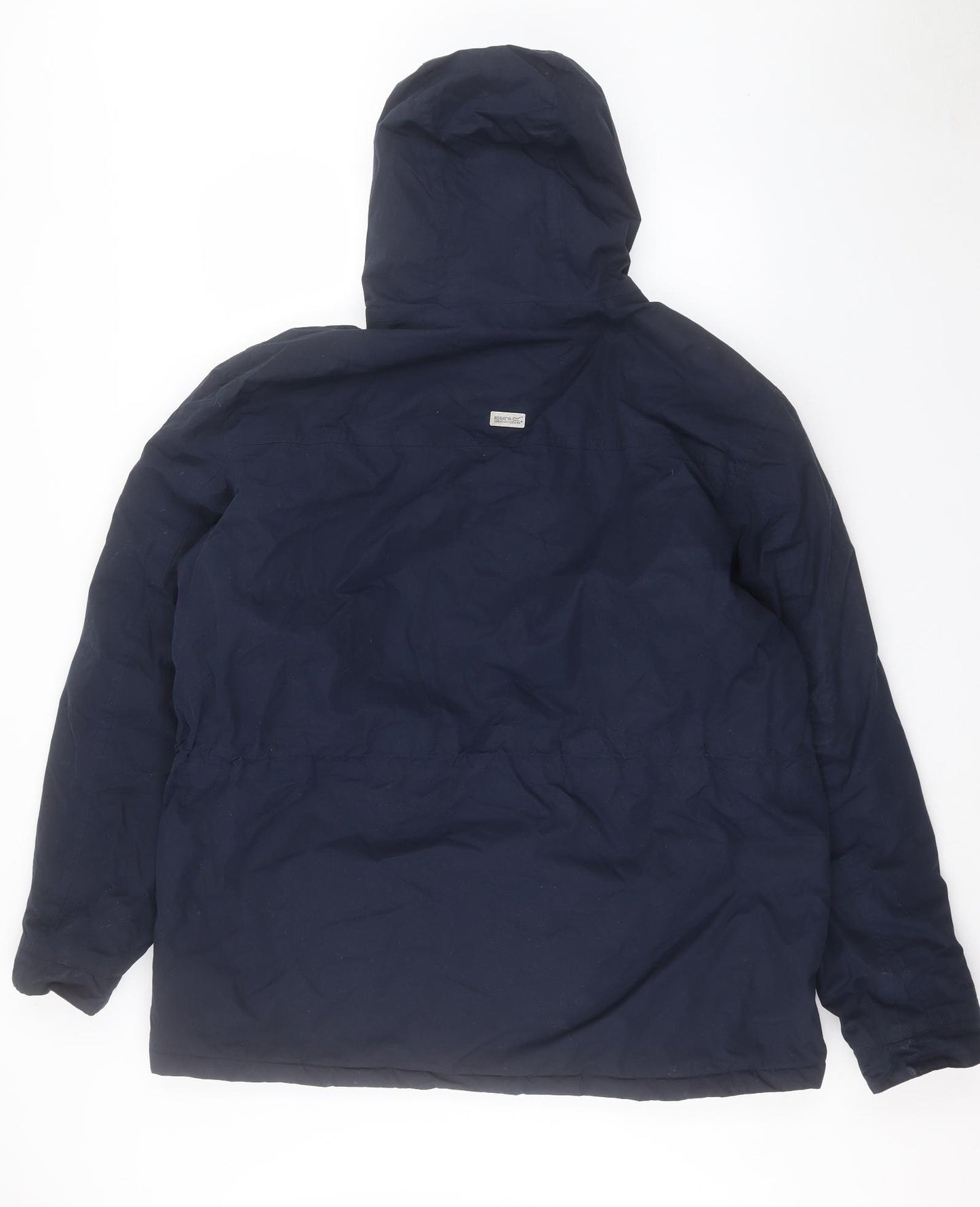 Regatta Mens Blue Parka Coat Size 2XL Zip