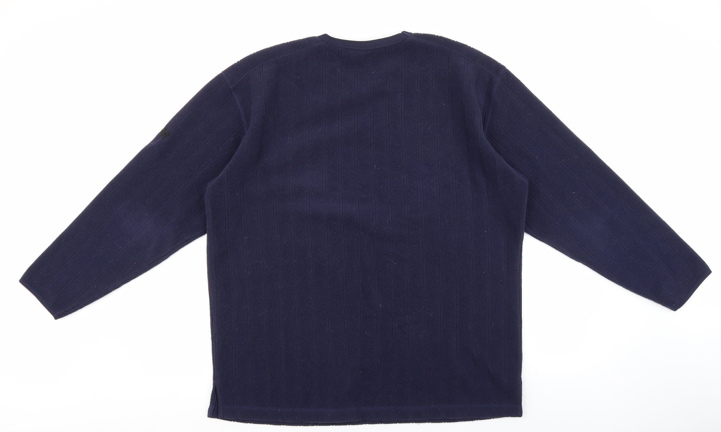 Nx sport Mens Blue Polyester Pullover Sweatshirt Size M