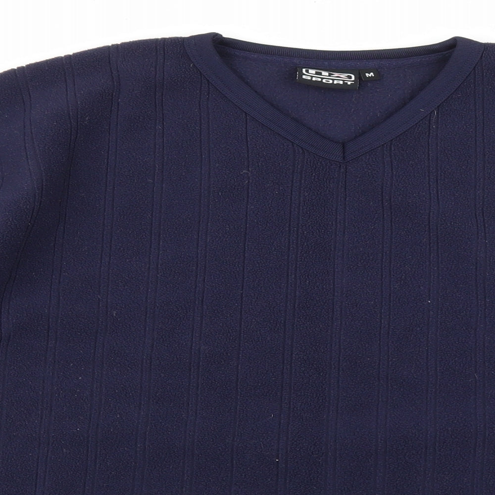 Nx sport Mens Blue Polyester Pullover Sweatshirt Size M