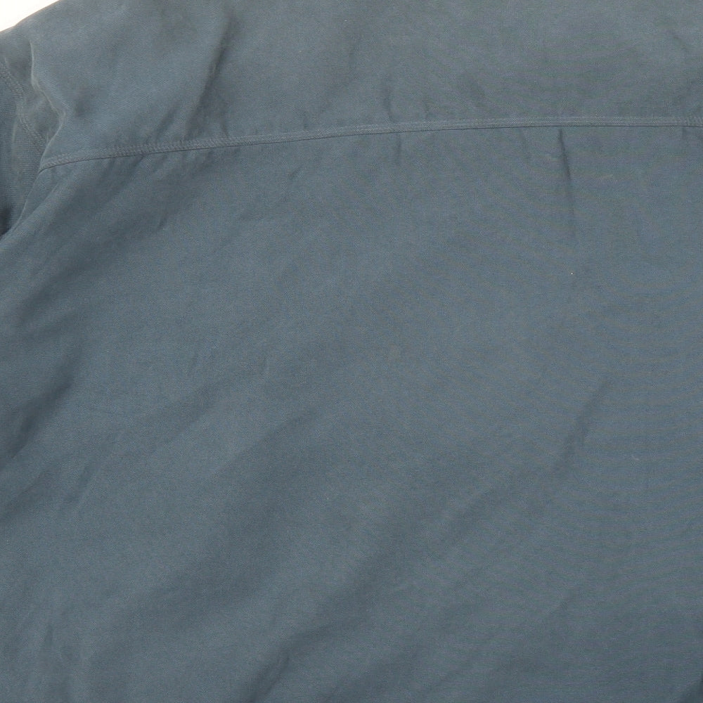 Saxon Mens Blue Bomber Jacket Jacket Size 3XL Zip