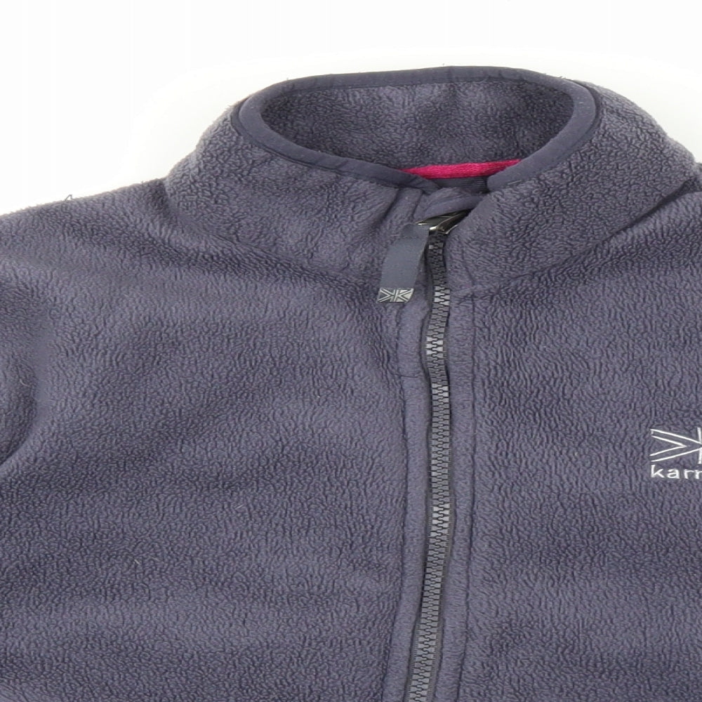 Karrimor Boys Grey Jacket Size 9-10 Years Zip