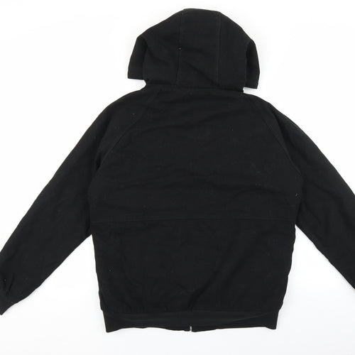 Pull&Bear Mens Black Jacket Size L Zip