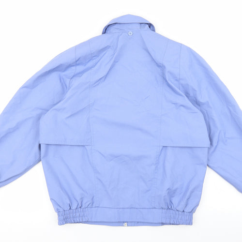 Ferracini Womens Blue Jacket Size 10 Zip