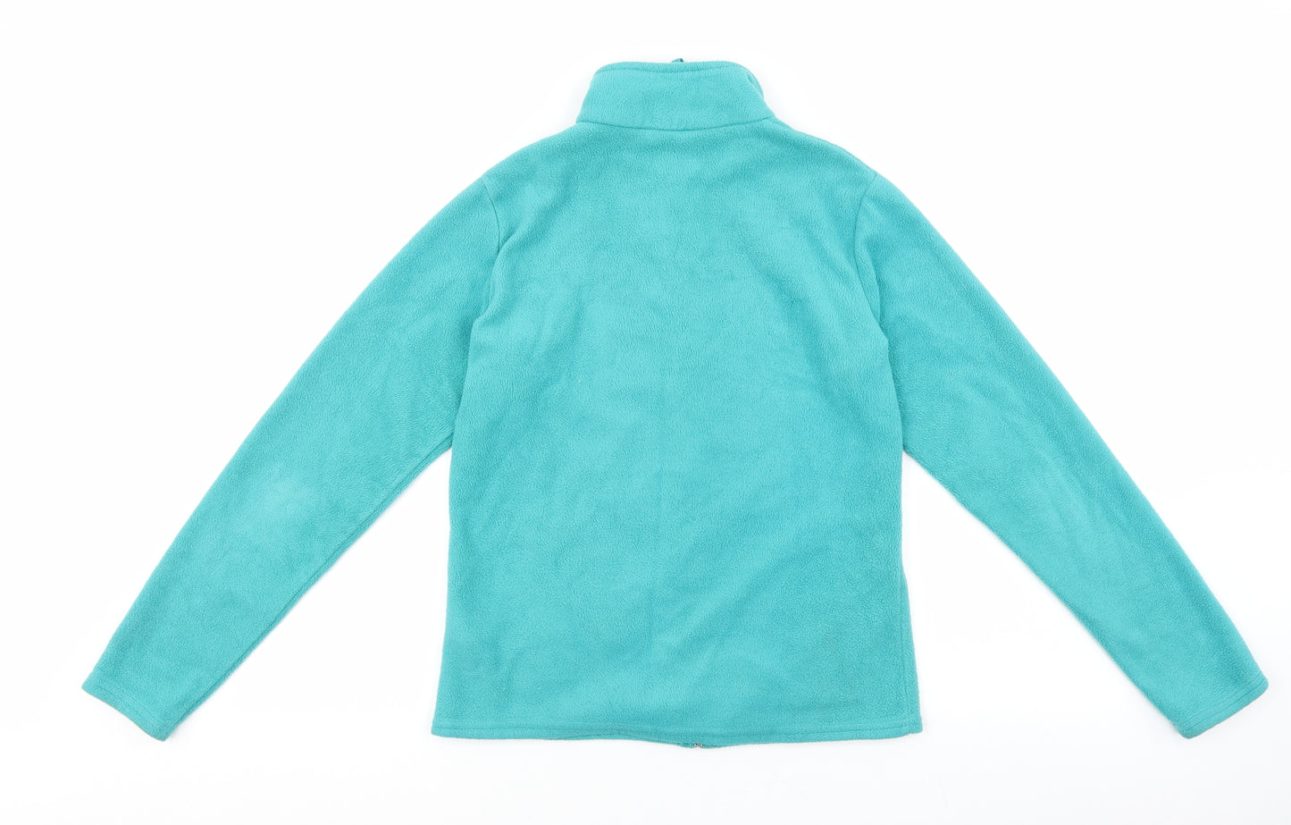 Marks and Spencer Womens Blue Polyester Full Zip Sweatshirt Size 10 Zip