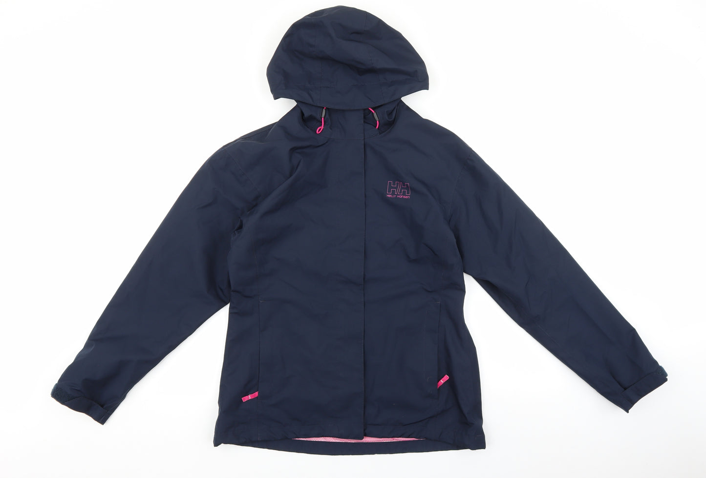 Helly Hansen Womens Blue Windbreaker Jacket Size M Zip