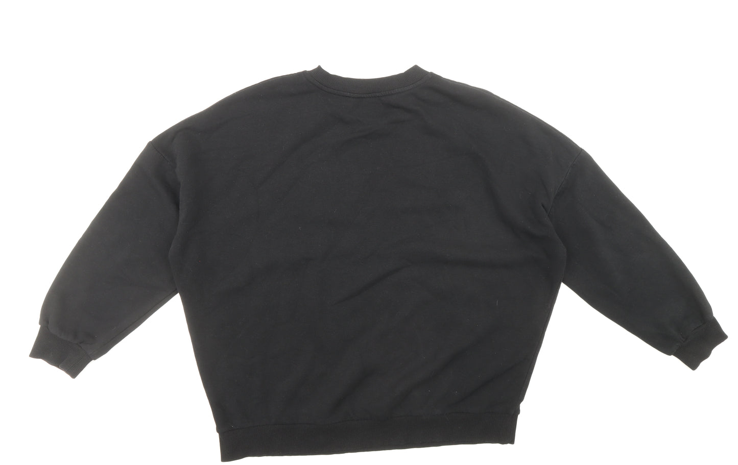 George Womens Black Cotton Pullover Sweatshirt Size L Pullover - Bling