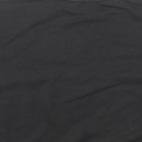 George Womens Black Cotton Pullover Sweatshirt Size L Pullover - Bling