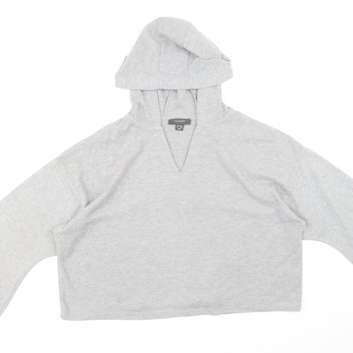Primark Womens Grey Polyester Pullover Hoodie Size S Pullover