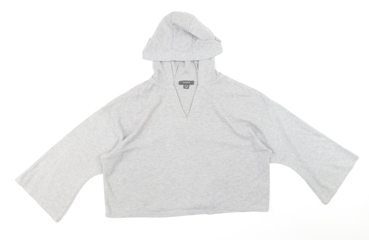 Primark Womens Grey Polyester Pullover Hoodie Size S Pullover