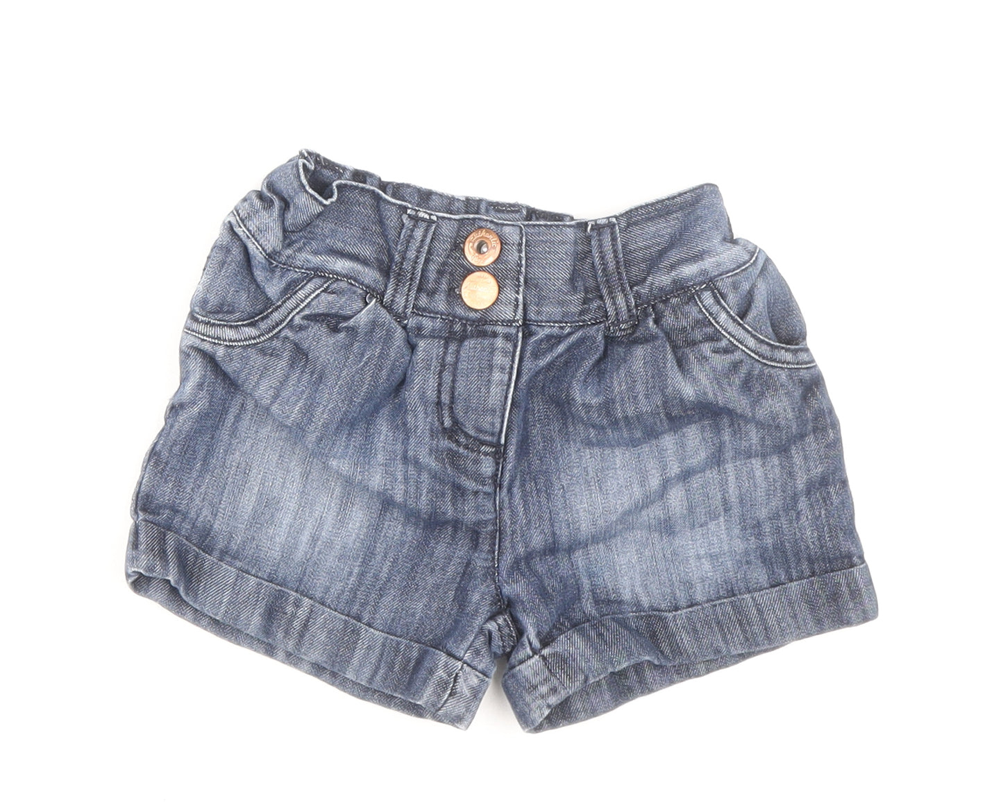 NEXT Boys Blue Cotton Biker Shorts Size 2-3 Years Regular