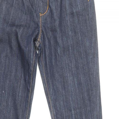 Seven Womens Blue Cotton Skinny Jeans Size 27 in L34 in Slim Zip