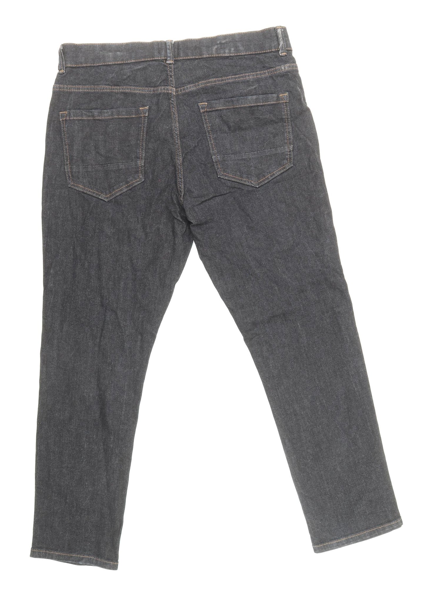 NEXT Mens Blue Cotton Straight Jeans Size 34 in L29 in Slim Button