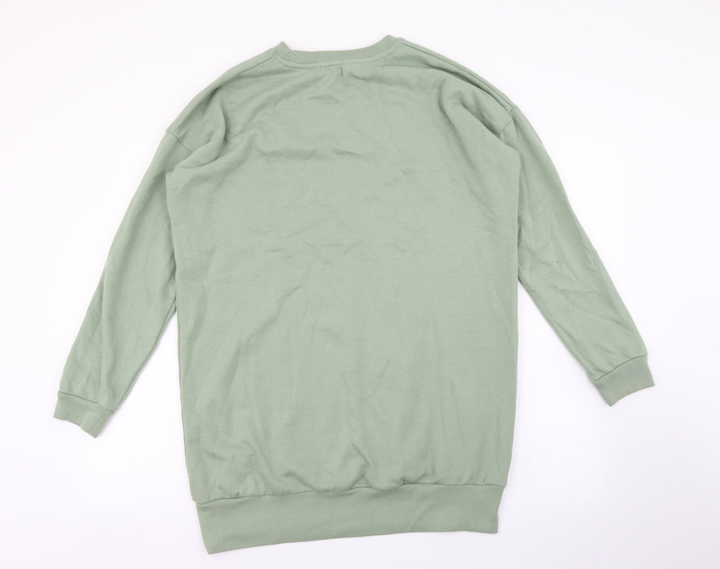 PEP&CO Womens Green Round Neck Cotton Pullover Jumper Size M - San Diego