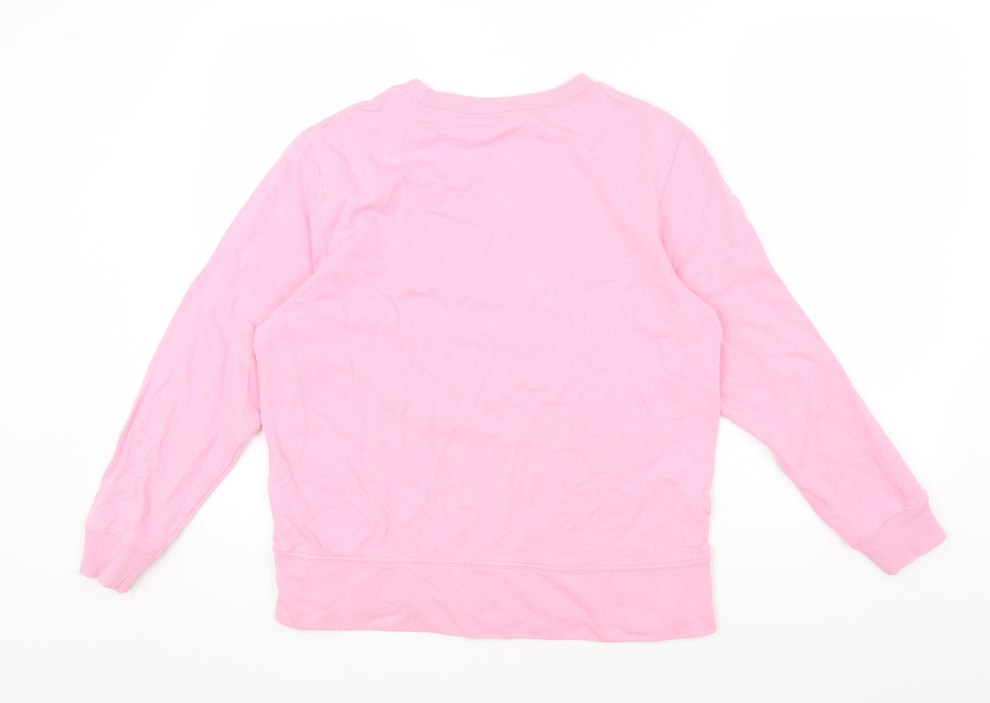 TU Womens Pink Cotton Pullover Sweatshirt Size 12 Pullover - Snoopy