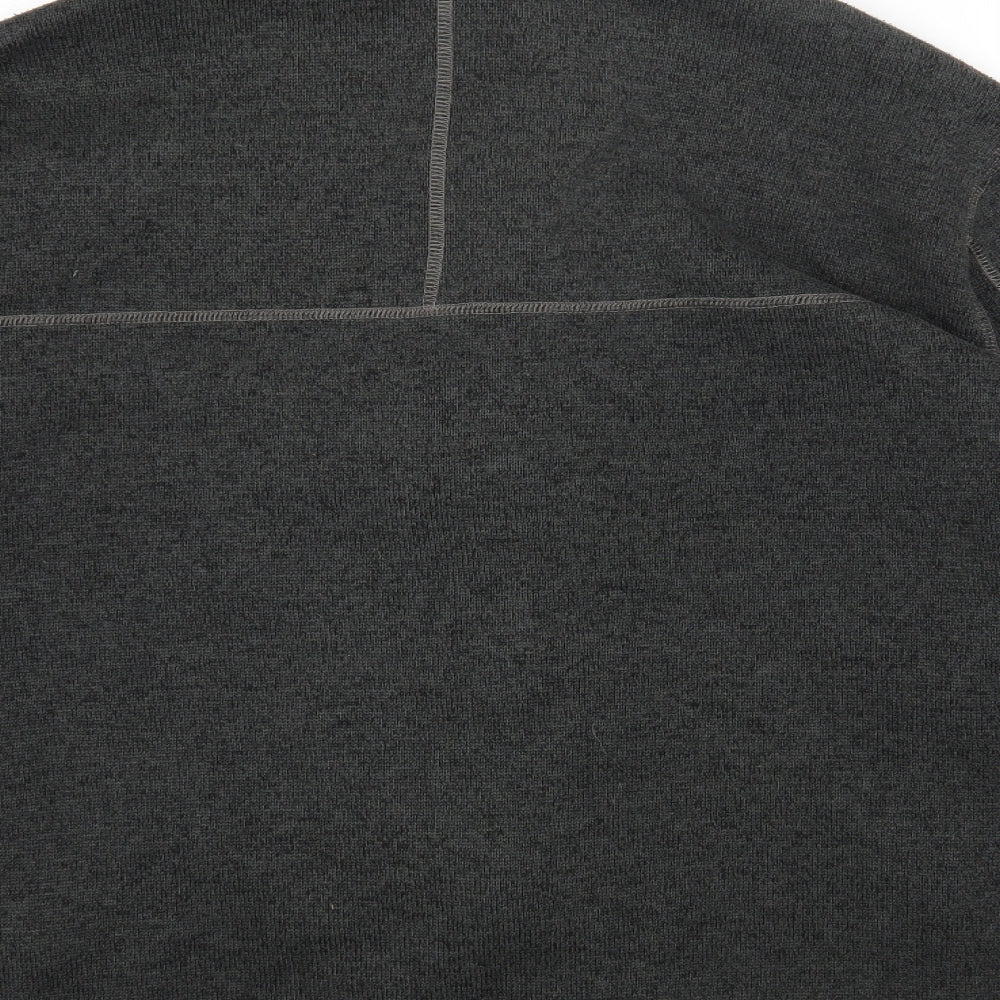 Avalanche Mens Grey Polyester Full Zip Sweatshirt Size 2XL