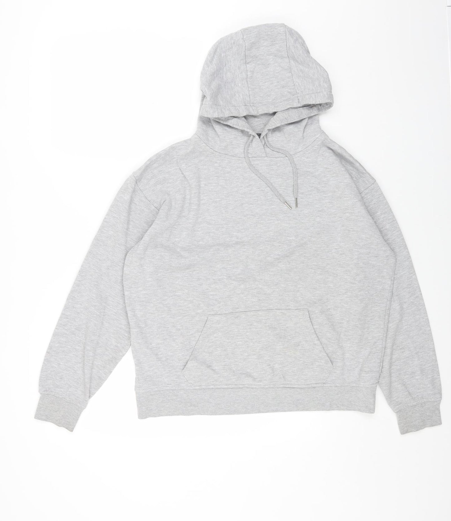 Primark Womens Grey Cotton Pullover Hoodie Size M Pullover