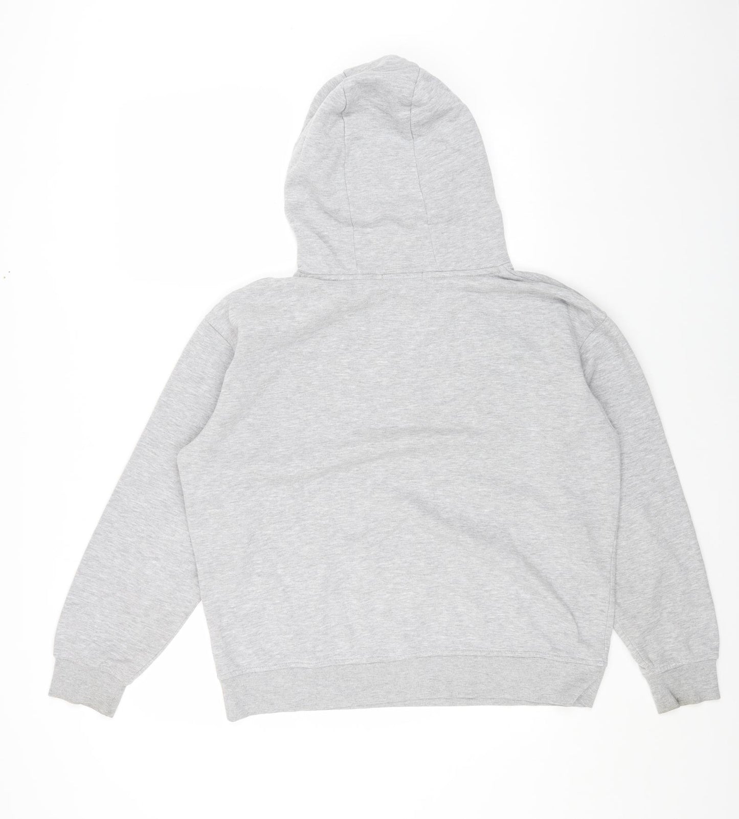 Primark Womens Grey Cotton Pullover Hoodie Size M Pullover