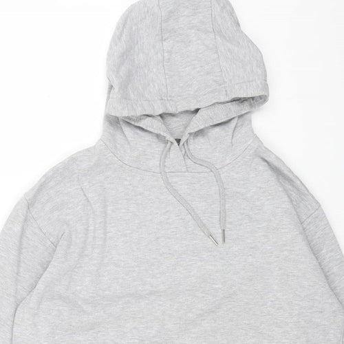 Primark Womens Grey Cotton Pullover Hoodie Size M Pullover