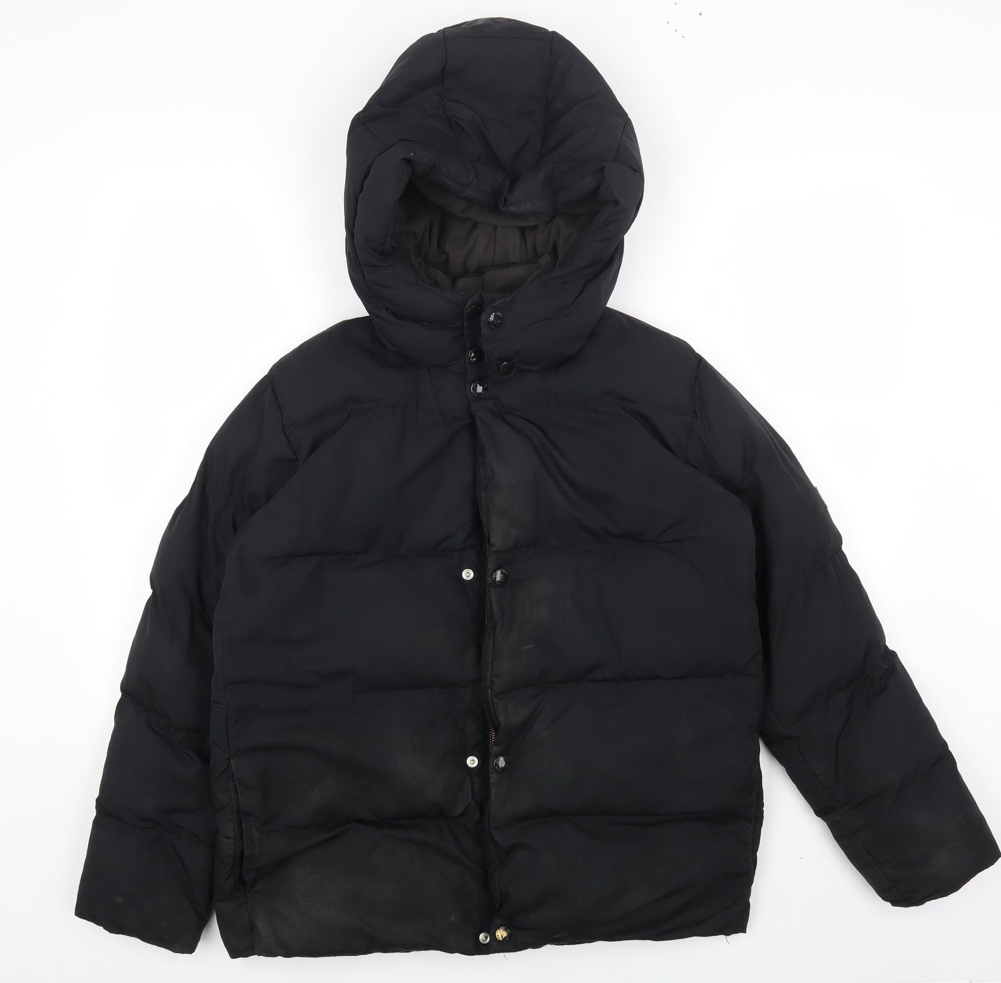Gap Girls Black Puffer Jacket Coat Size 3XL Zip