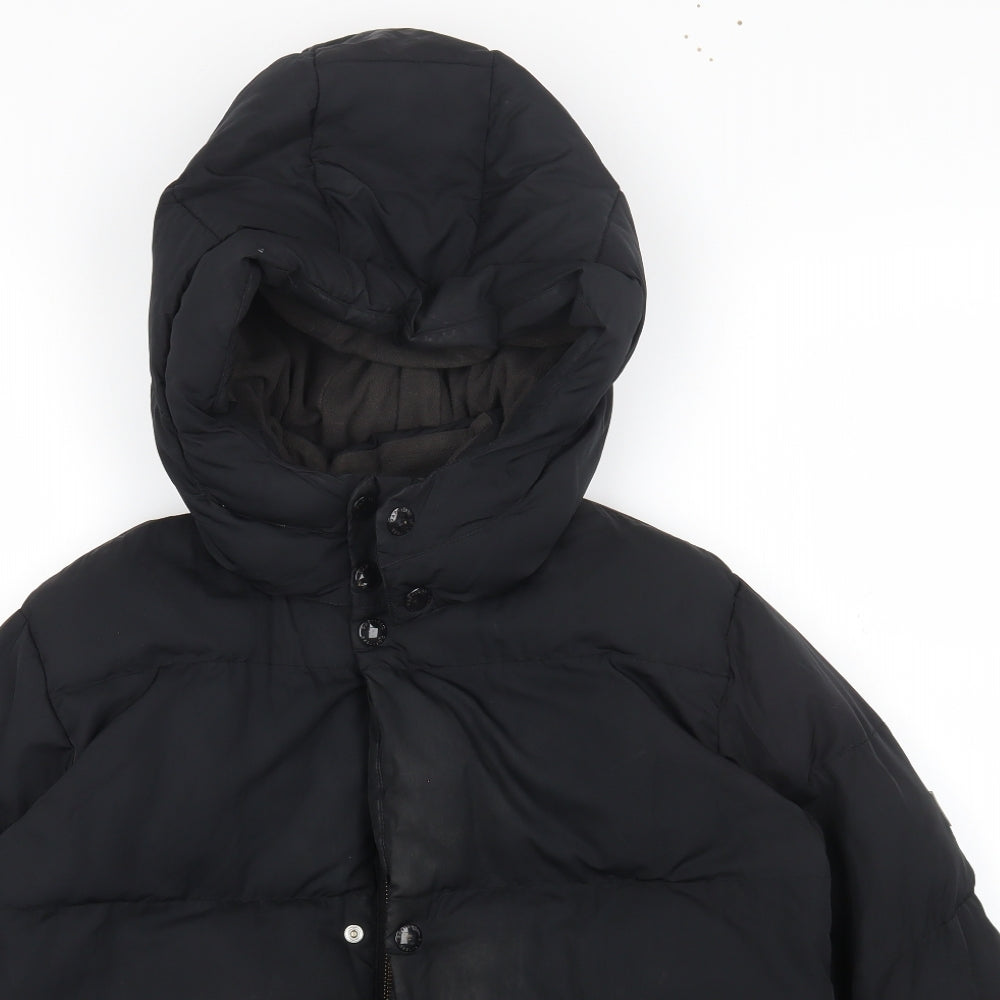 Gap Girls Black Puffer Jacket Coat Size 3XL Zip