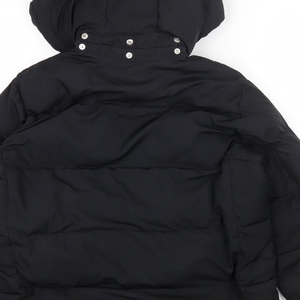 Gap Girls Black Puffer Jacket Coat Size 3XL Zip