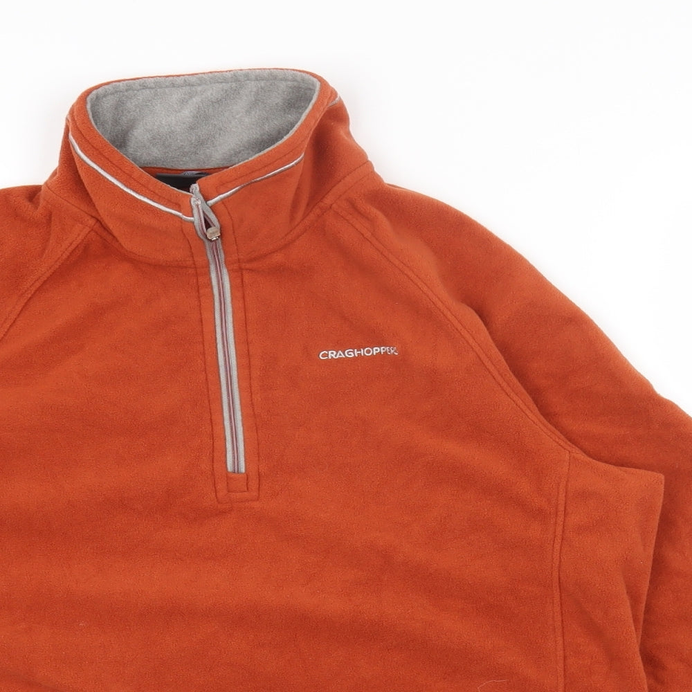 Craghoppers Mens Orange Polyester Pullover Sweatshirt Size S