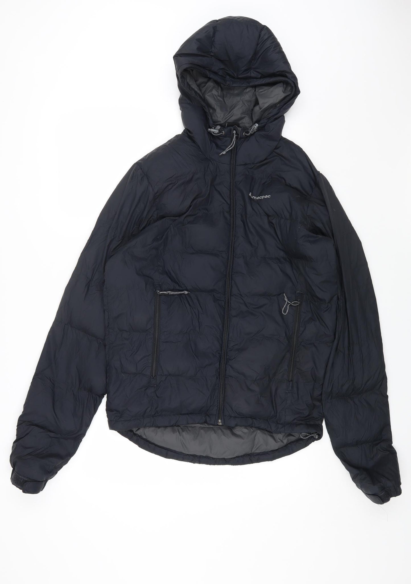 MACPAC Mens Black Puffer Jacket Coat Size XS Zip