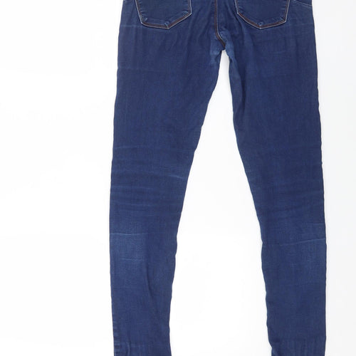 Springfield Womens Blue Cotton Skinny Jeans Size 24 in L28 in Regular Button