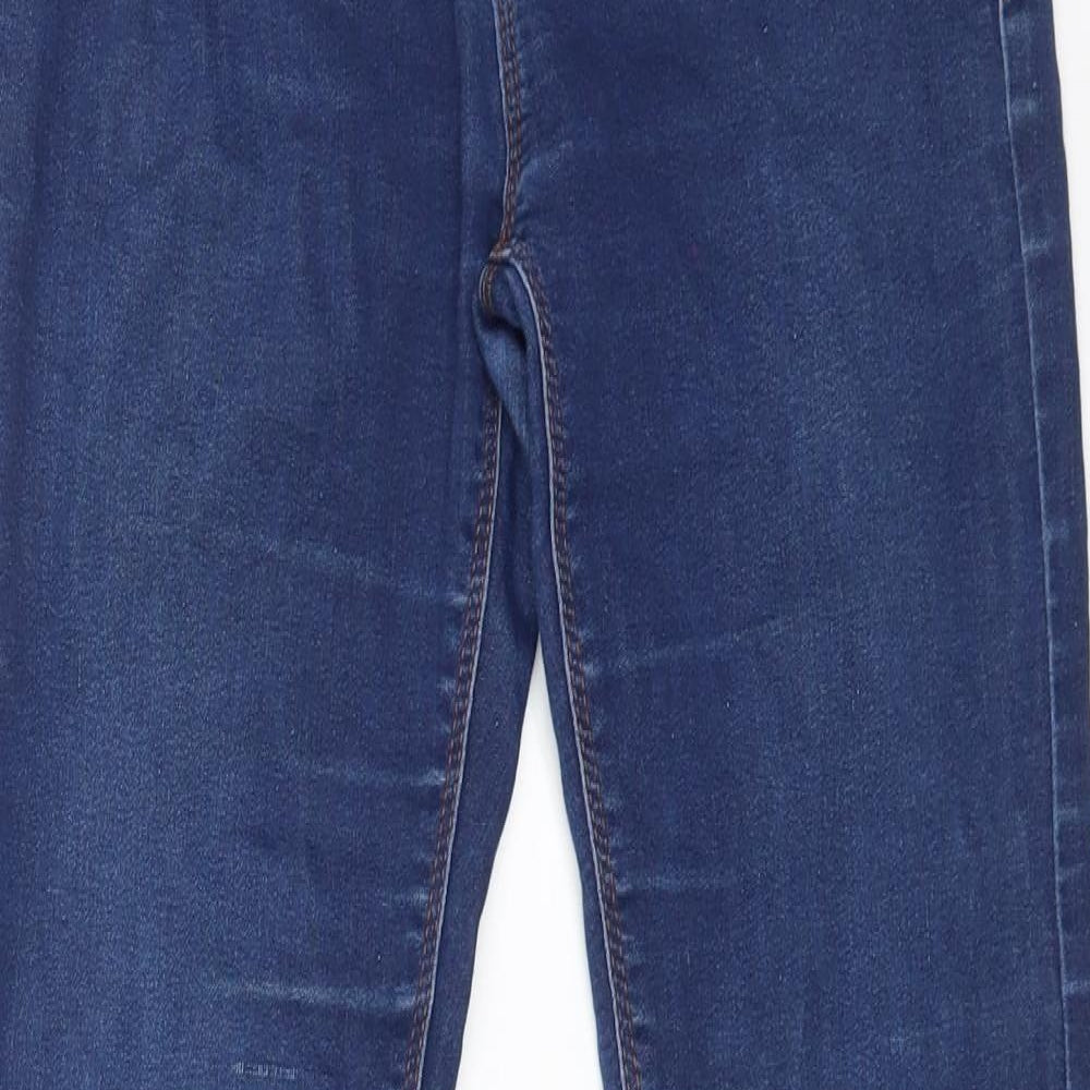 Springfield Womens Blue Cotton Skinny Jeans Size 24 in L28 in Regular Button