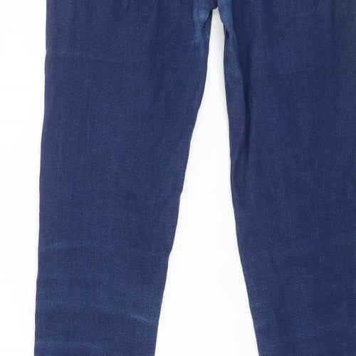 Springfield Womens Blue Cotton Skinny Jeans Size 24 in L28 in Regular Button
