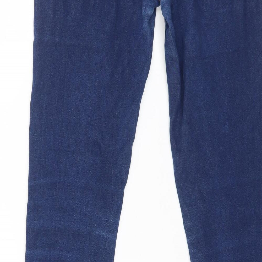 Springfield Womens Blue Cotton Skinny Jeans Size 24 in L28 in Regular Button