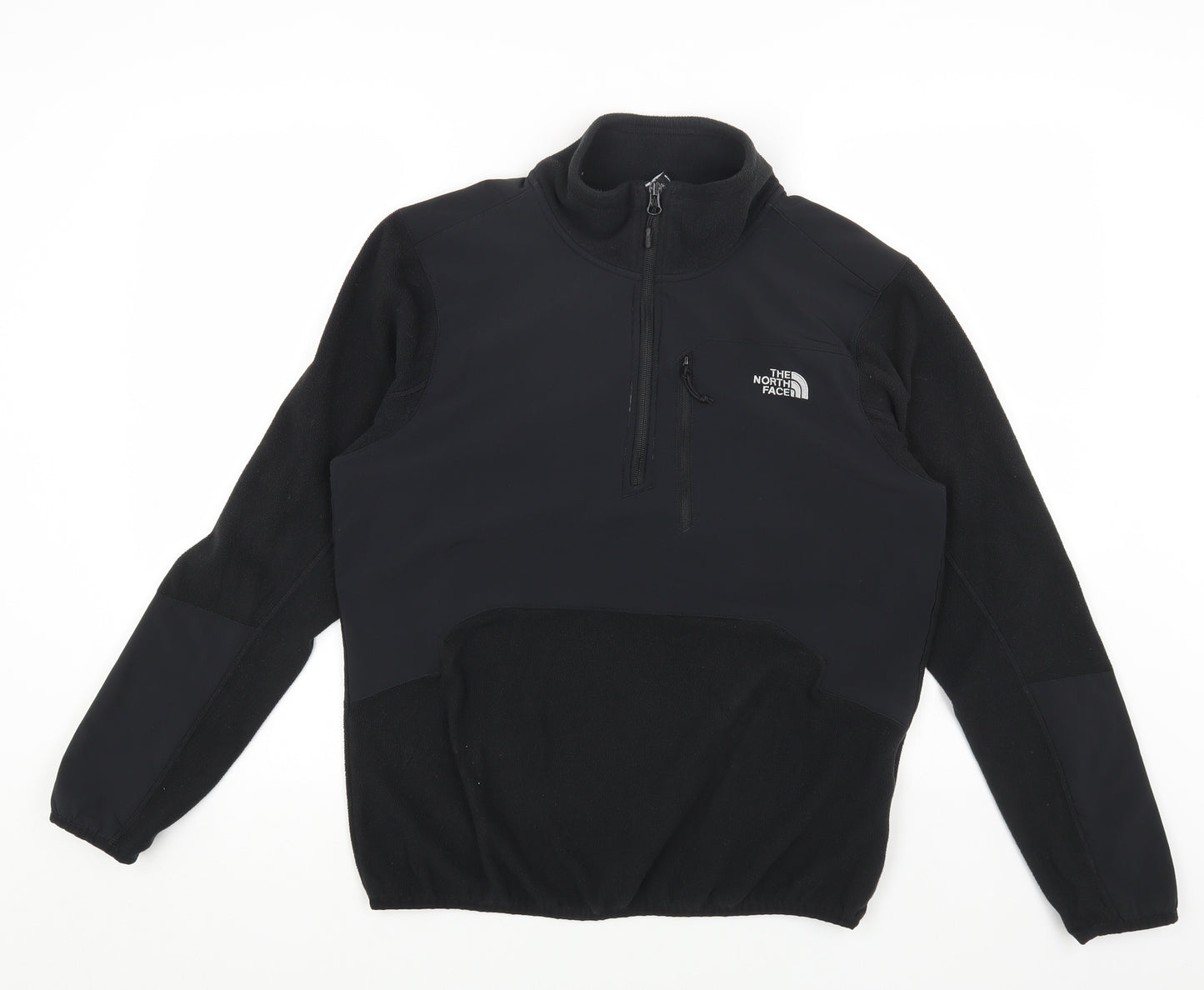 The North Face Mens Black Polyester Pullover Sweatshirt Size M
