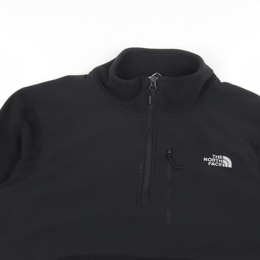The North Face Mens Black Polyester Pullover Sweatshirt Size M