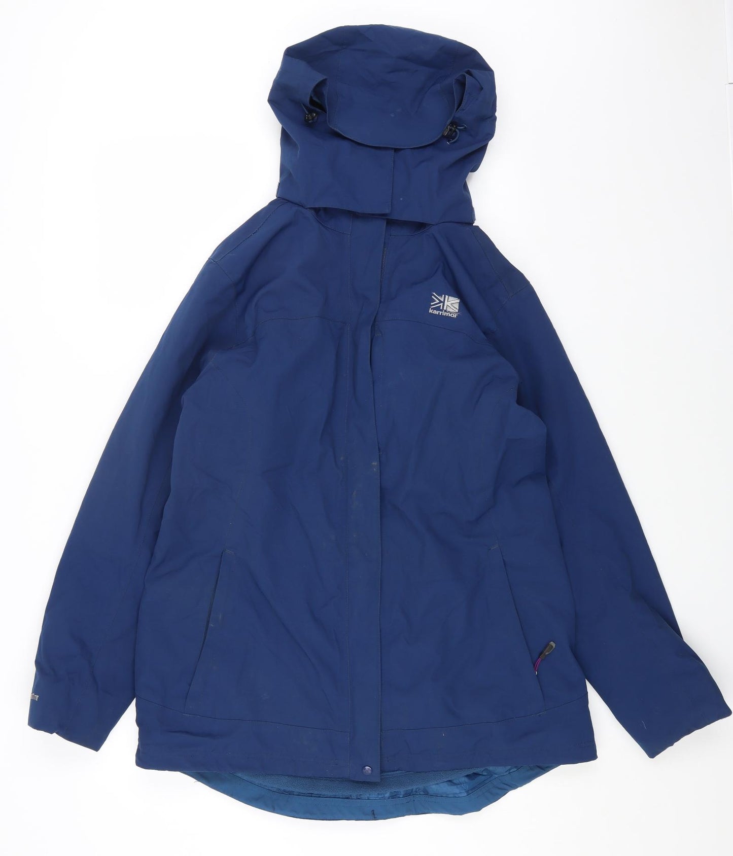 Trespass Womens Blue Rain Coat Coat Size 14 Zip