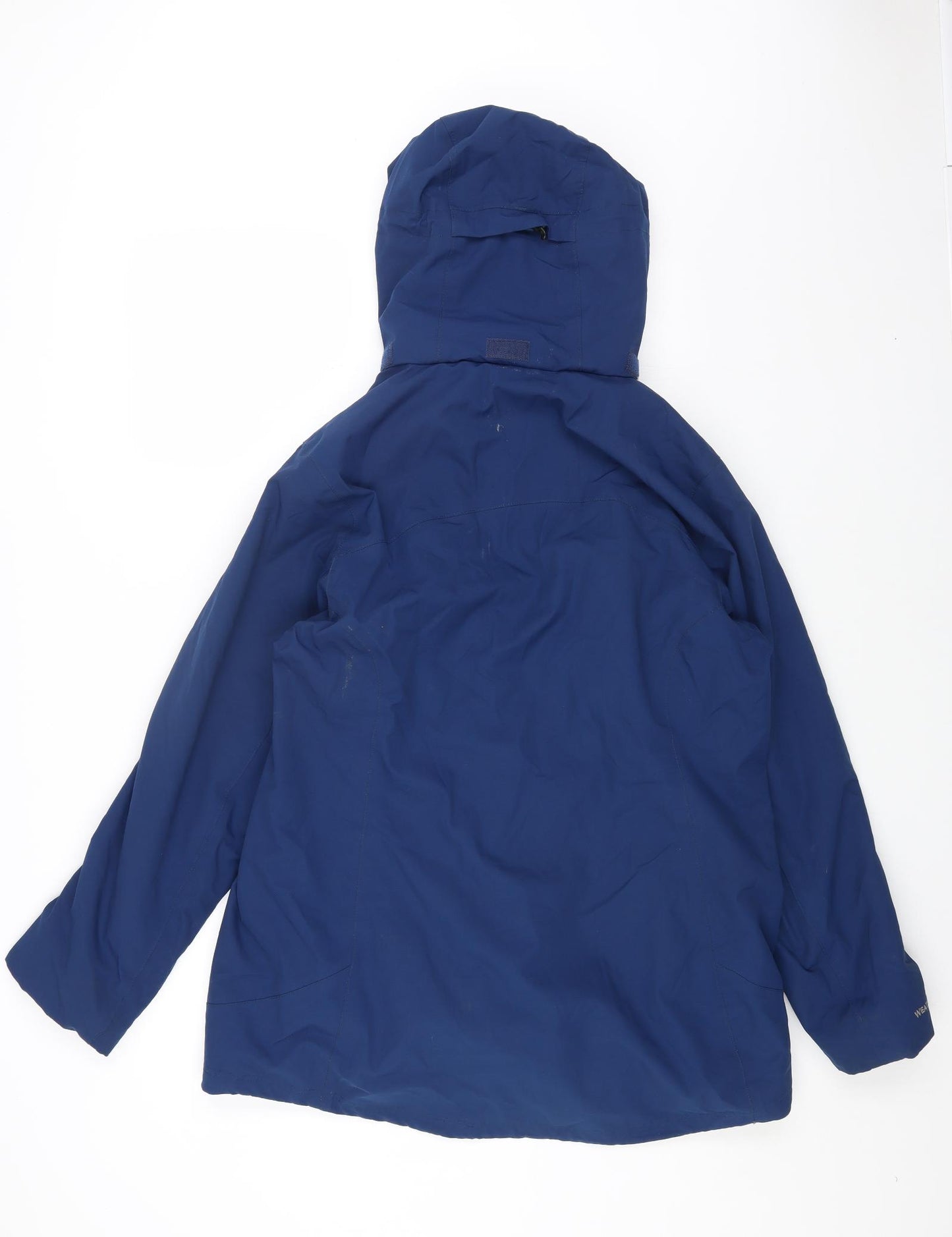 Trespass Womens Blue Rain Coat Coat Size 14 Zip