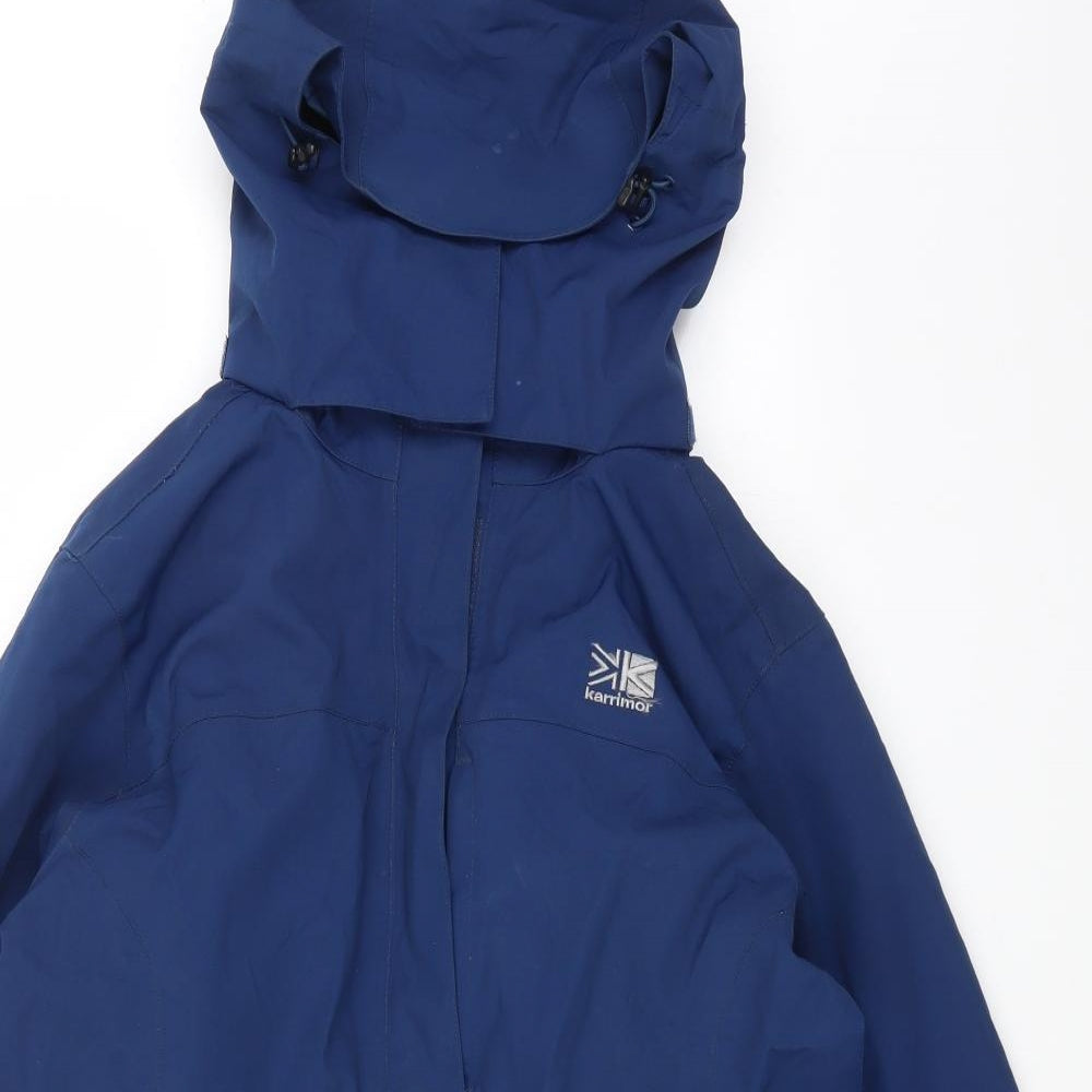 Trespass Womens Blue Rain Coat Coat Size 14 Zip