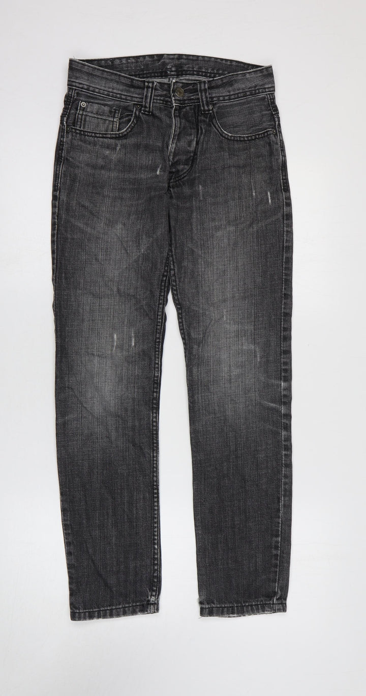 Preworn Womens Black Cotton Skinny Jeans Size 28 in L27 in Regular Zip