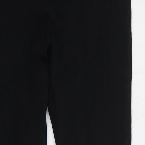Gap Womens Black Cotton Straight Jeans Size 4 L25 in Regular Zip