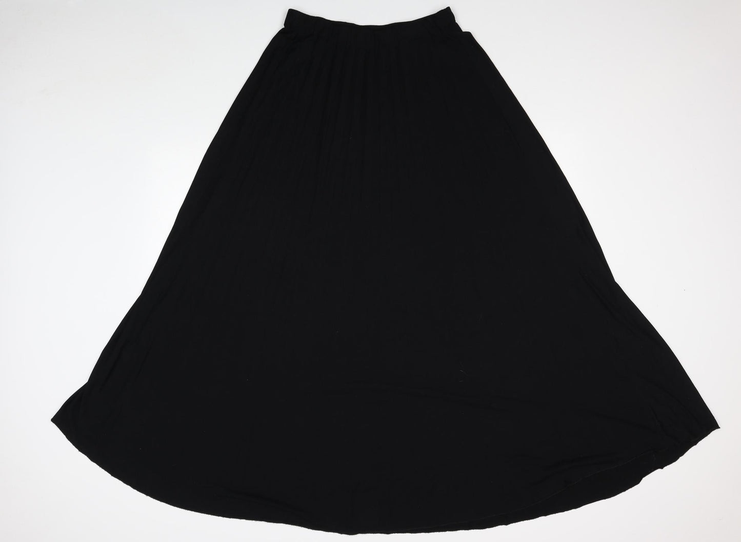 Atmosphere Womens Black Polyester Pleated Skirt Size 10
