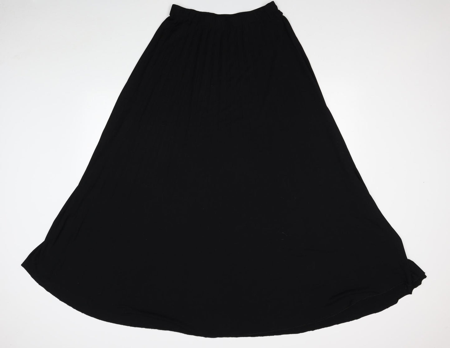 Atmosphere Womens Black Polyester Pleated Skirt Size 10