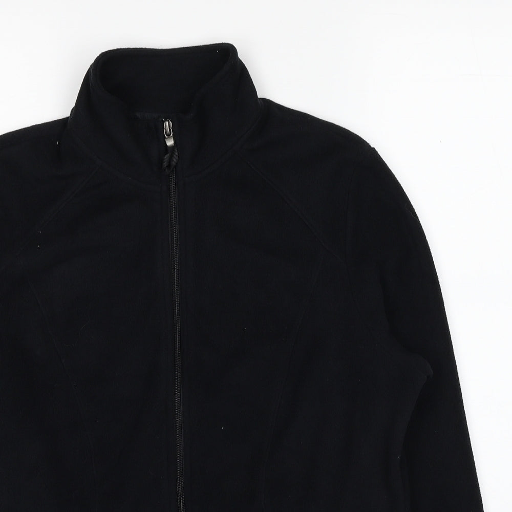 Marks and Spencer Womens Black Jacket Size 12 Zip