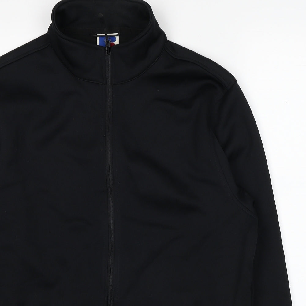 Russell Mens Black Jacket Size M Zip