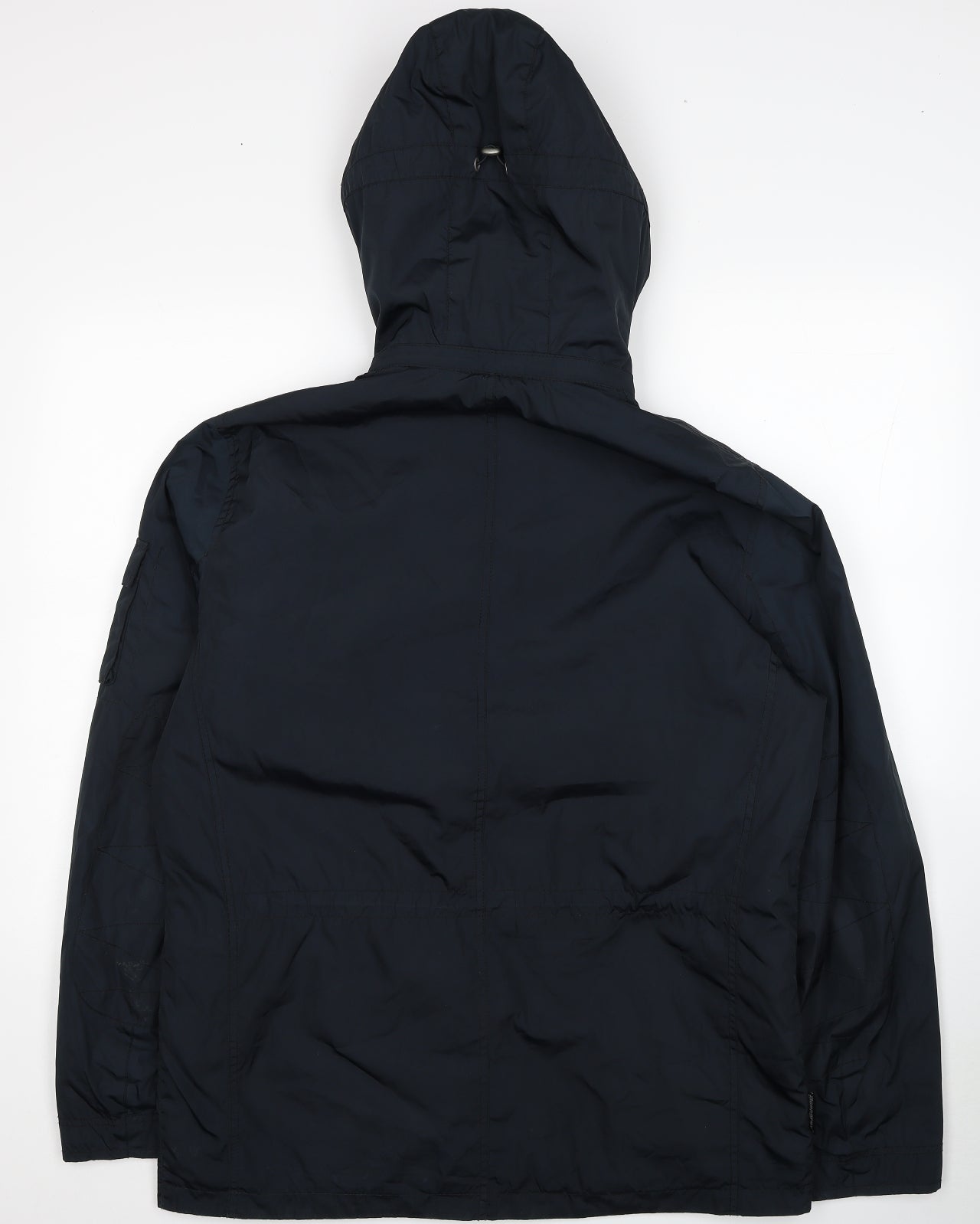 Commander Mens Black Windbreaker Jacket Size L Zip