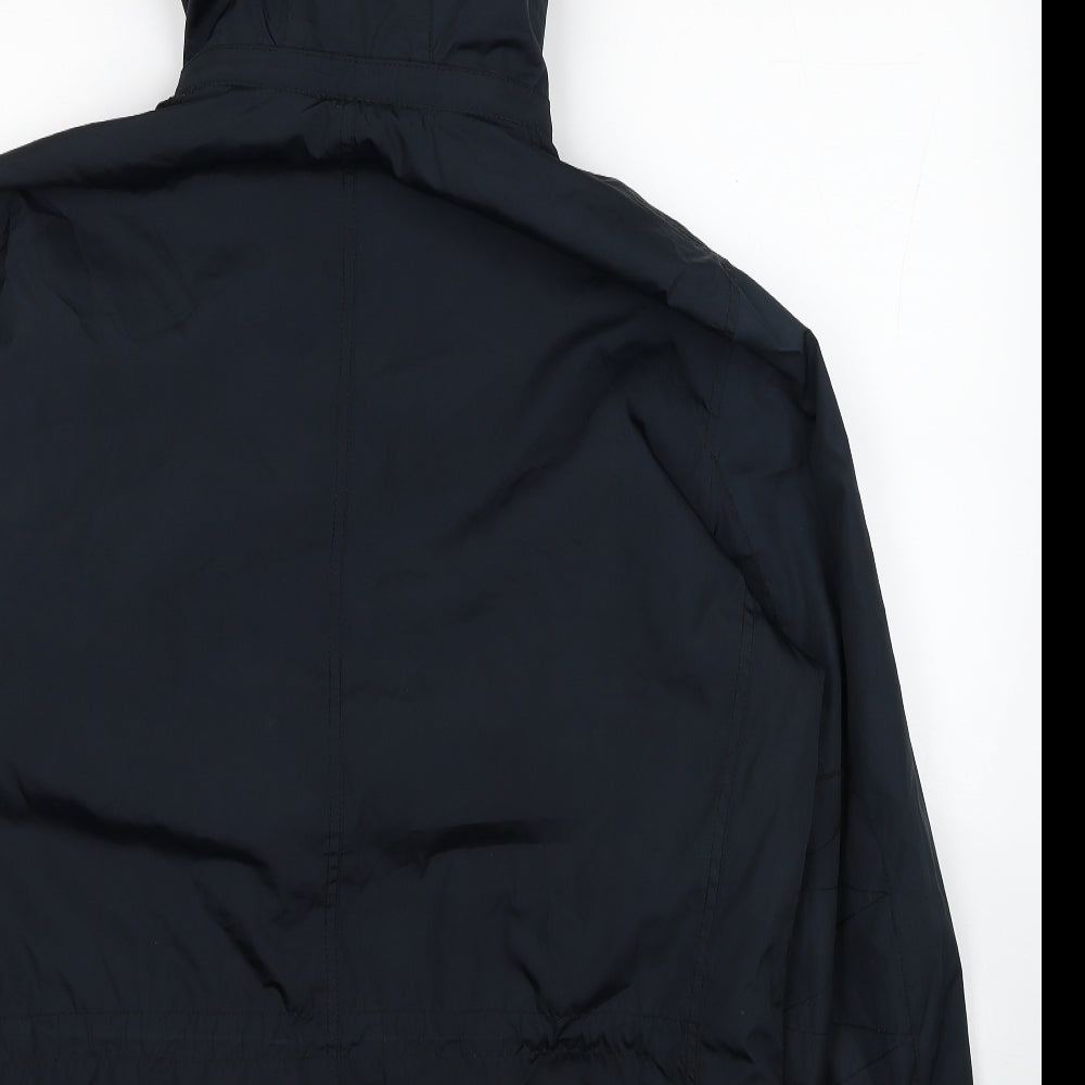 Commander Mens Black Windbreaker Jacket Size L Zip