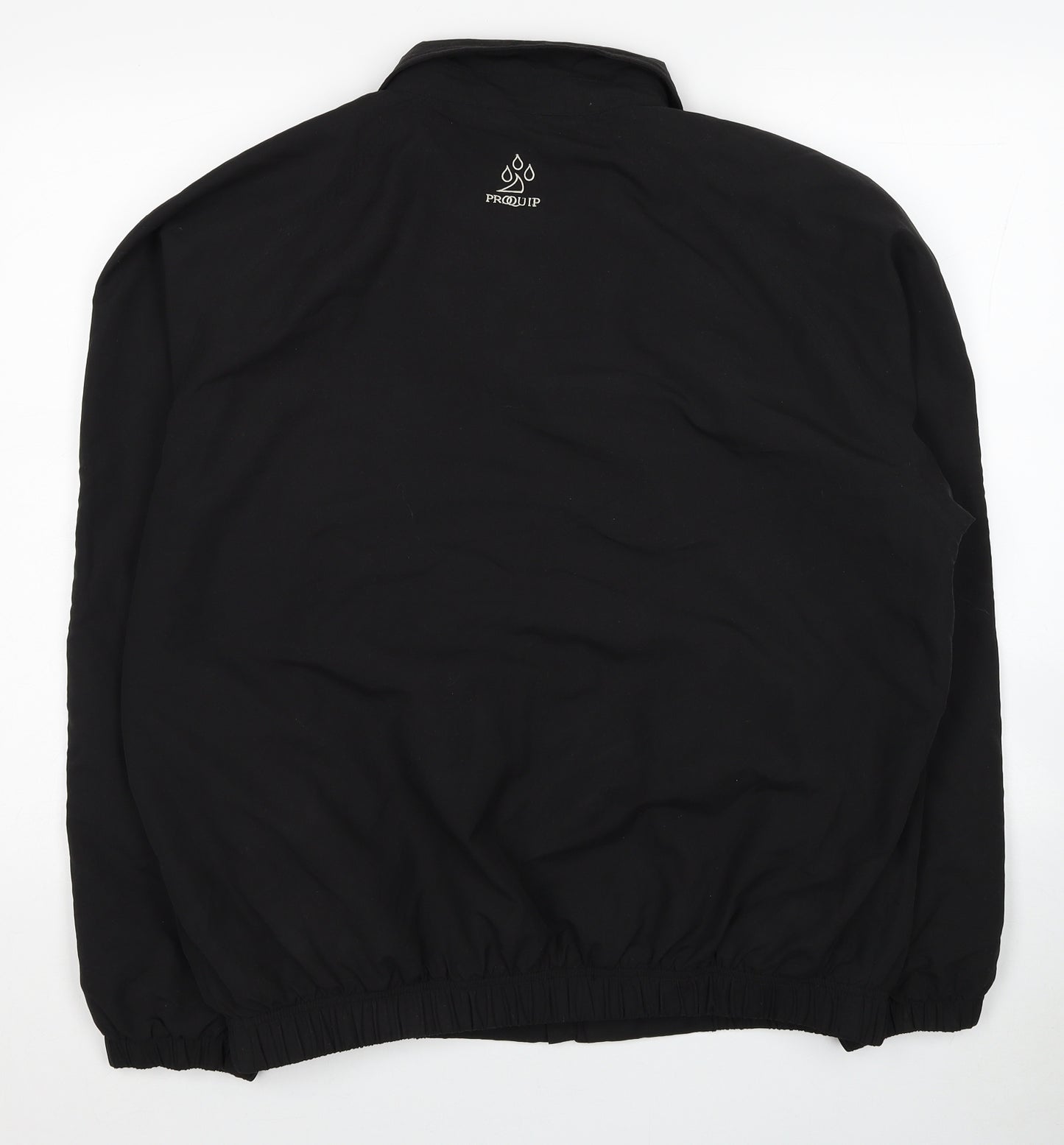 PROQUIP Mens Black Jacket Size L Zip